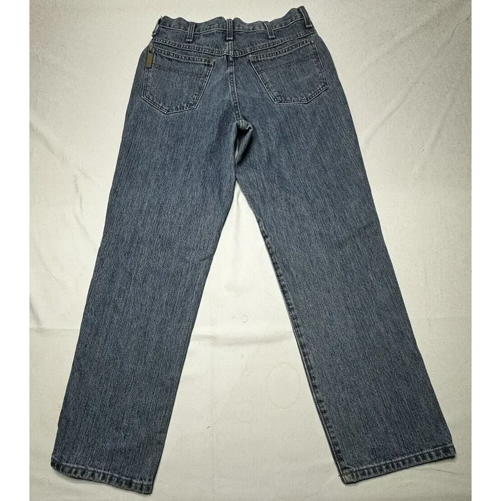 Cinch Men's Straight Leg Med Wash Blue Western Cowboy Jeans - Size 30x29.5 - Picture 2 of 7